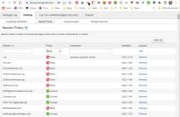 Block/allow sender policies - Click To Enlarge