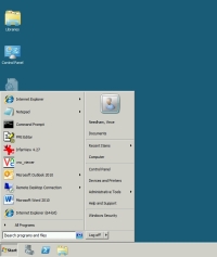 RDP Start Menu - Click To Enlarge